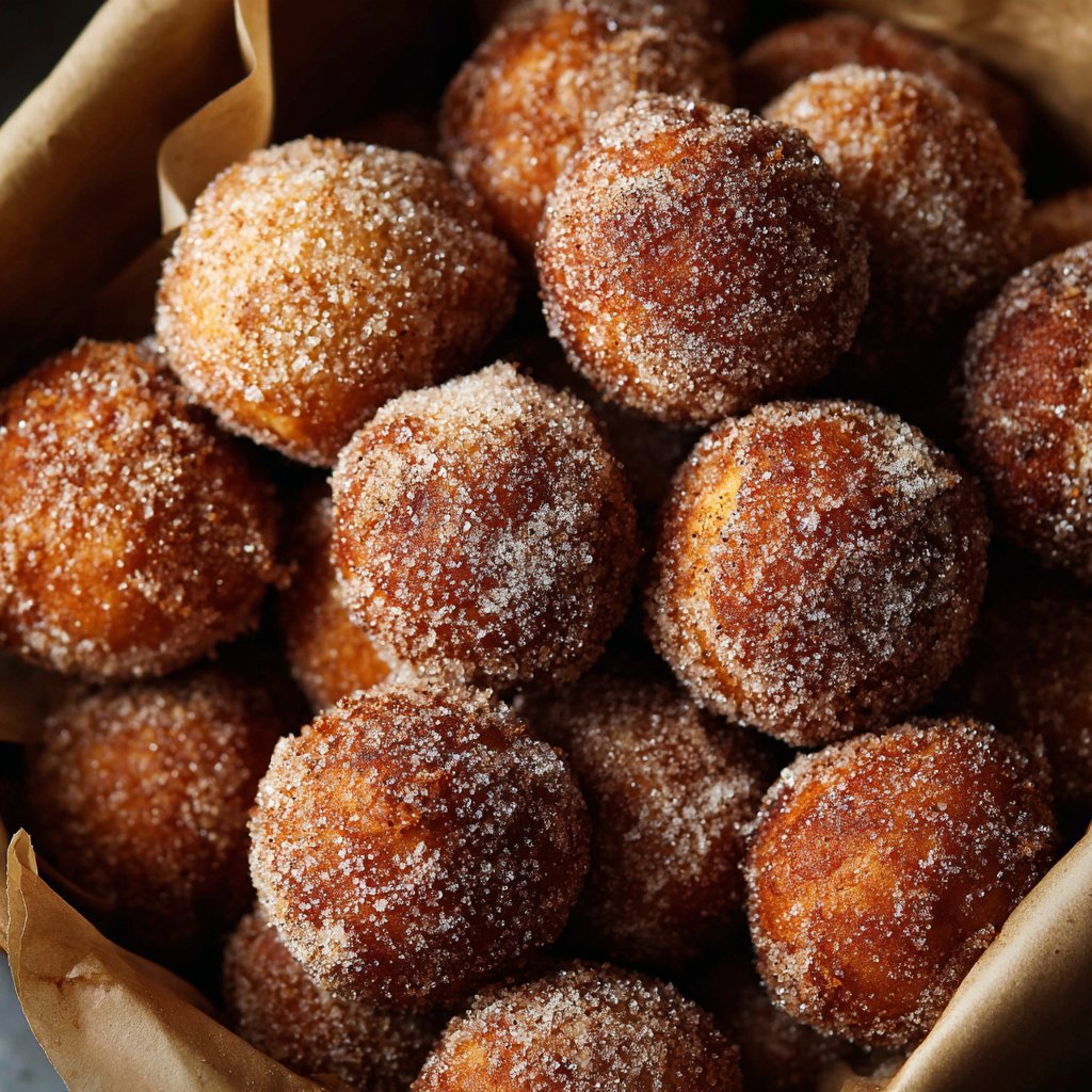Cinnamon Sugar Donut Holes with Apple Cinnamon Sugar Donut Holes with Apple