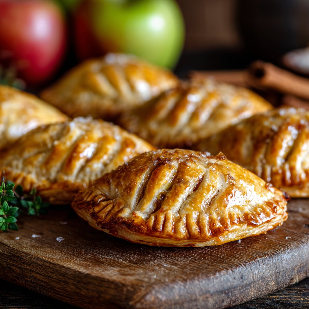 Mini Apple Hand Pies with Puff Pastry