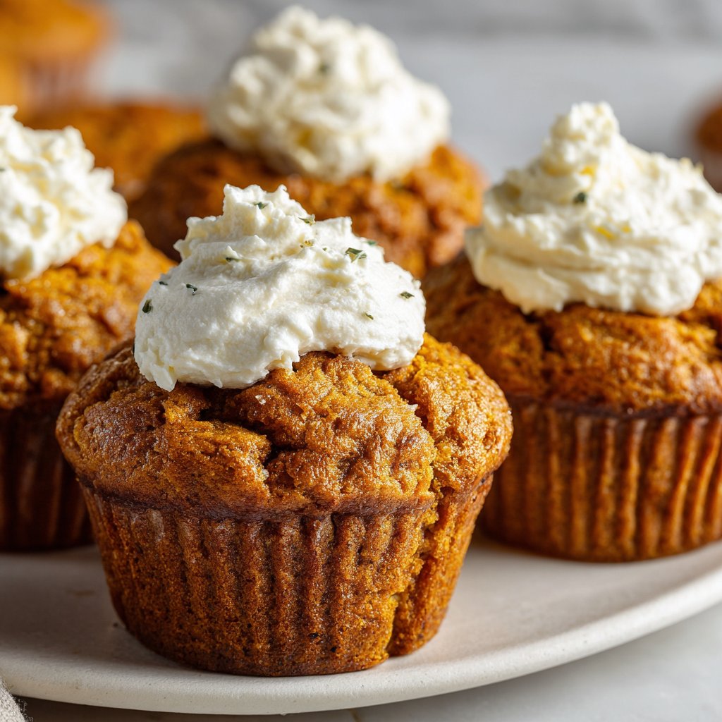 Pumpkin Muffins with Cream Cheese Filling Pumpkin Muffins with Cream Cheese Filling