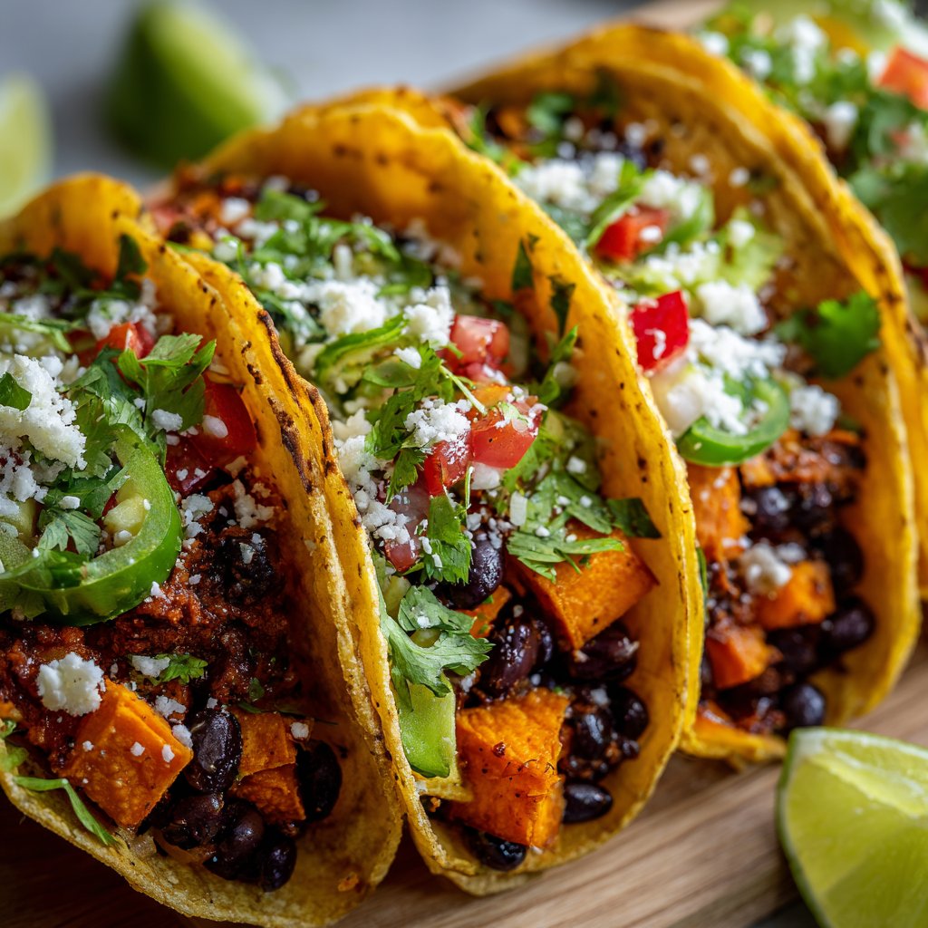 Sweet Potato and Black Bean Tacos Sweet Potato and Black Bean Tacos