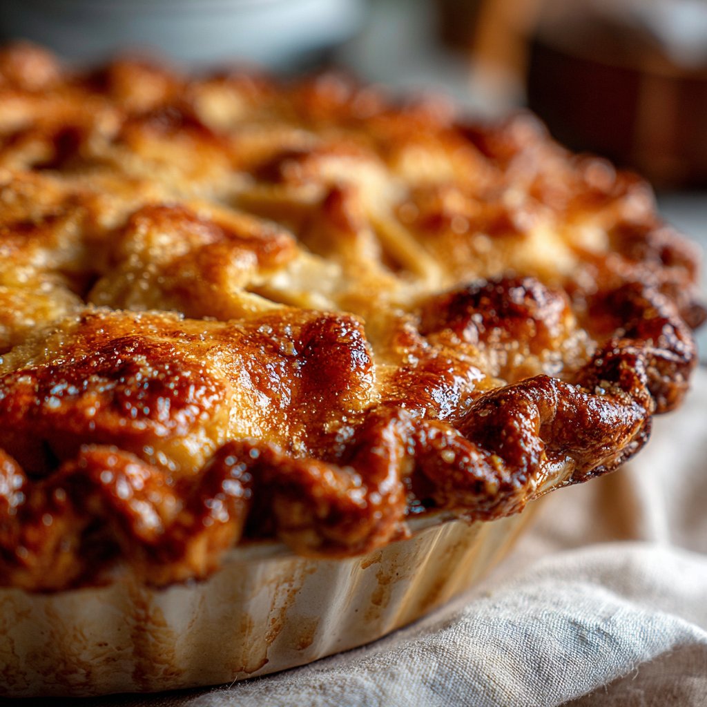 Homemade Apple Pie with Buttery Crust Homemade Apple Pie with Buttery Crust
