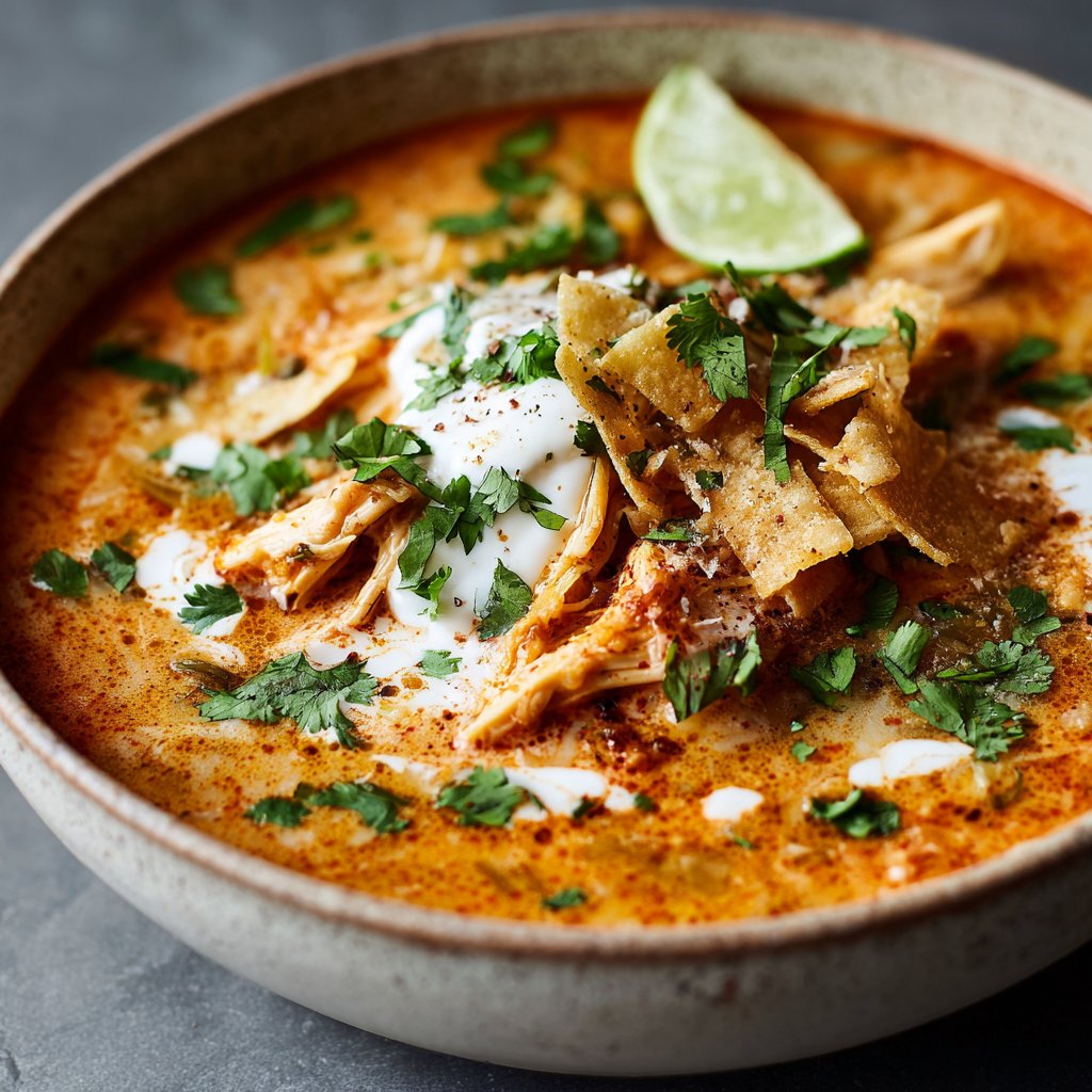 Creamy Chicken Tortilla Soup Recipe Creamy Chicken Tortilla Soup Recipe