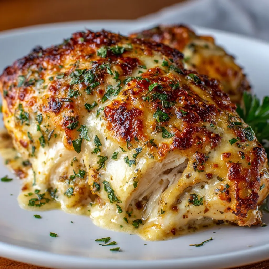 Garlic Parmesan Chicken Bake Recipe Garlic Parmesan Chicken Bake Recipe