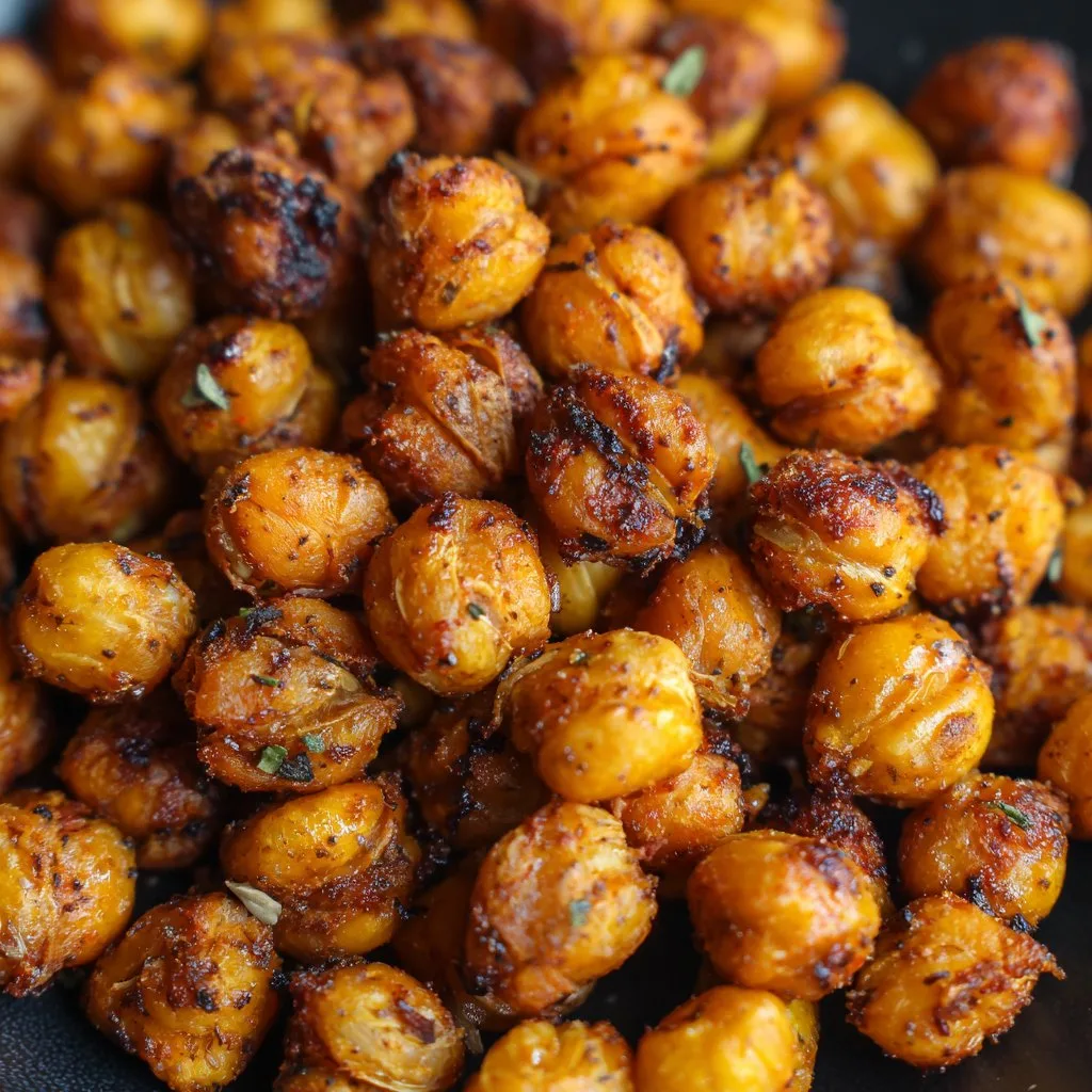 Crunchy Roasted Chickpeas Snack (Air Fryer) Crunchy Roasted Chickpeas Snack (Air Fryer)