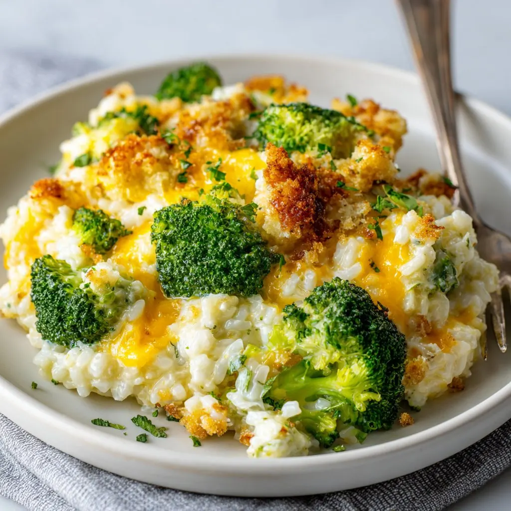 Cheesy Broccoli Rice Casserole (Easy Side) Cheesy Broccoli Rice Casserole (Easy Side)