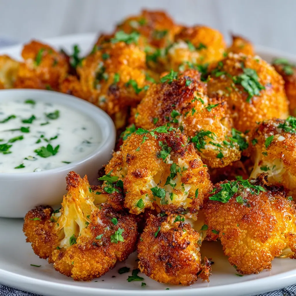 Crispy Air Fryer Cauliflower Bites