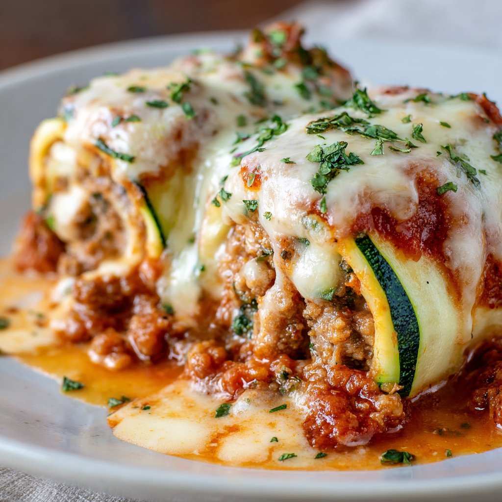 Zucchini Lasagna Roll-Ups (Low Carb) Zucchini Lasagna Roll-Ups (Low Carb)