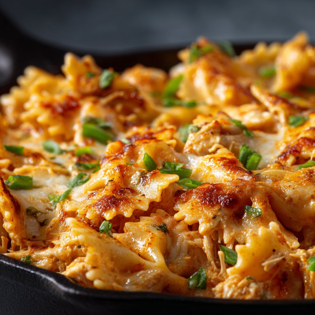 Buffalo Chicken Pasta Bake (One Pan) Buffalo Chicken Pasta Bake (One Pan)