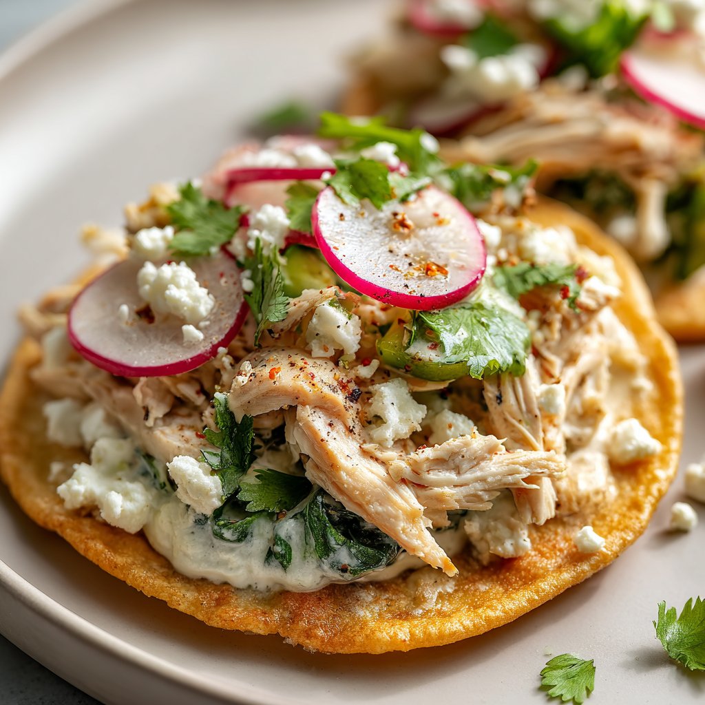 Rotisserie Chicken Tostadas (Quick!) Rotisserie Chicken Tostadas (Quick!)