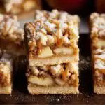 apple crisp shortbread bars
