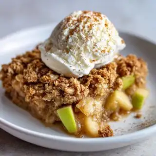 apple crisp with fresh granny smith