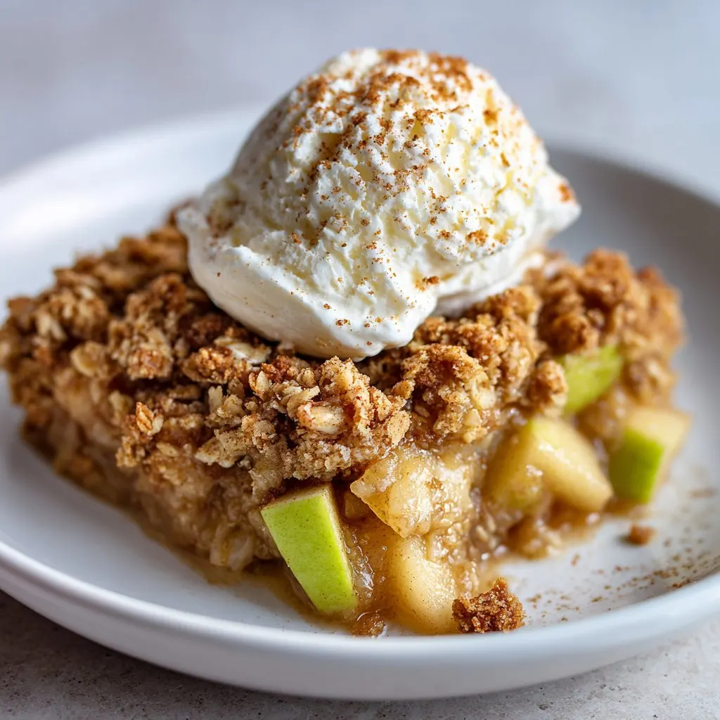 Apple Crisp with Fresh Granny Smith