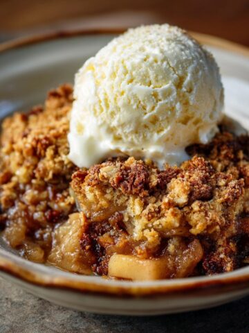 Apple Crisp with Oat Crumble Top