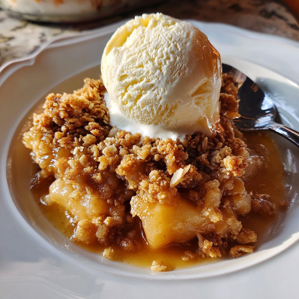 Apple Crisp with Oat Crumble Top Apple Crisp with Oat Crumble Top