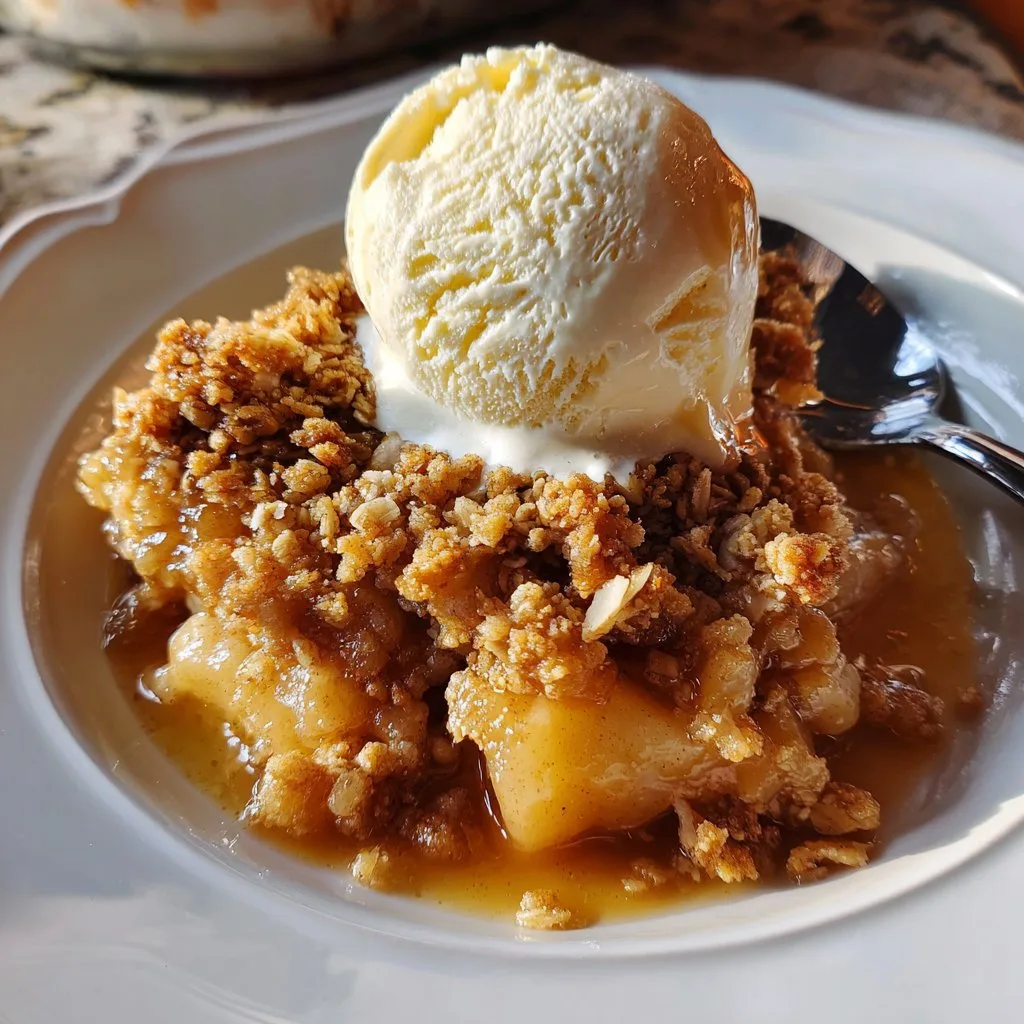 Apple Crisp with Oat Crumble Top Apple Crisp with Oat Crumble Top