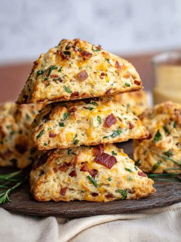 Bacon Cheddar Chive Scones