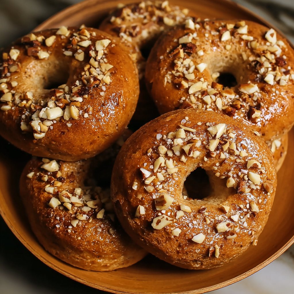 Banana Nut Bagels