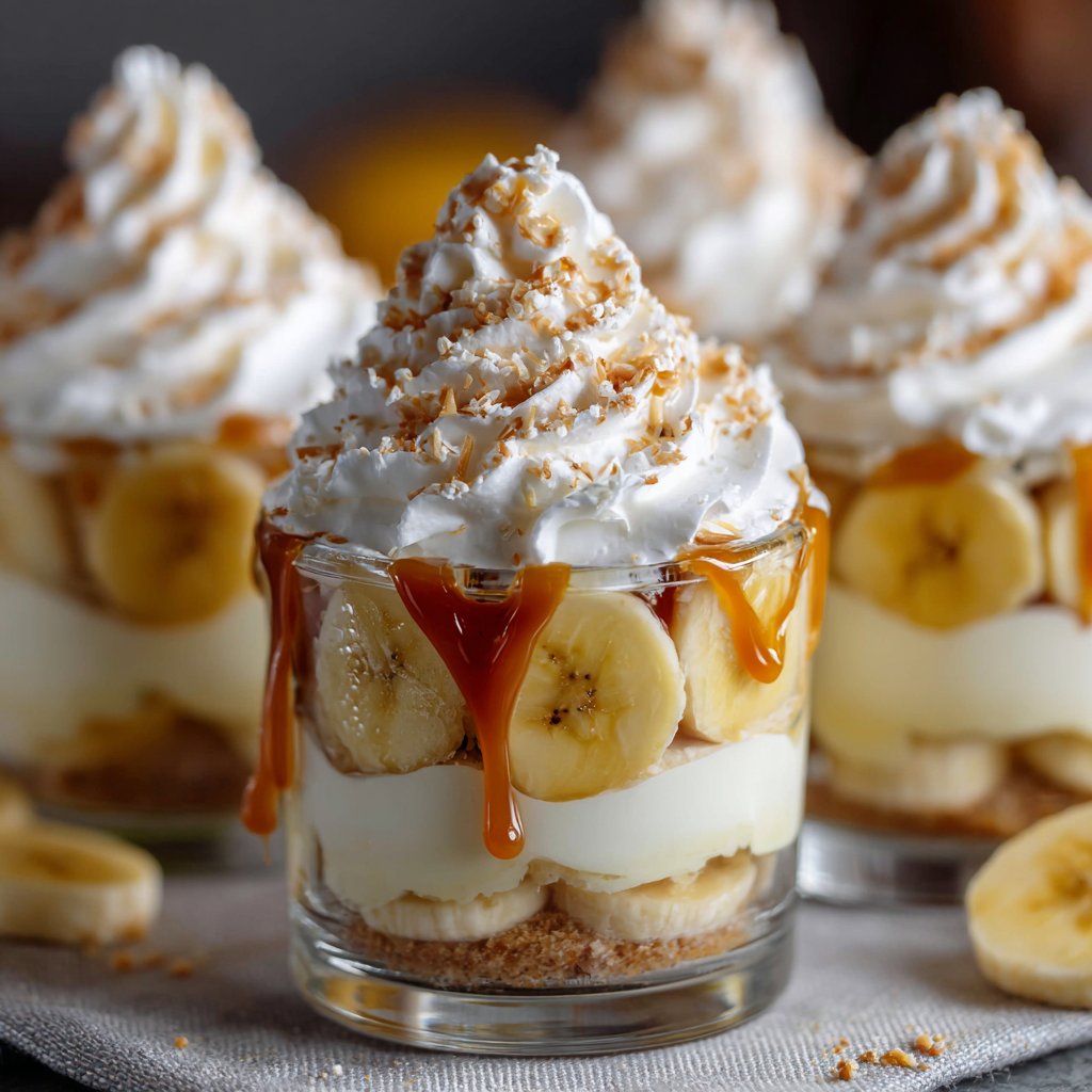 Banana Pudding No Bake Dessert Cups