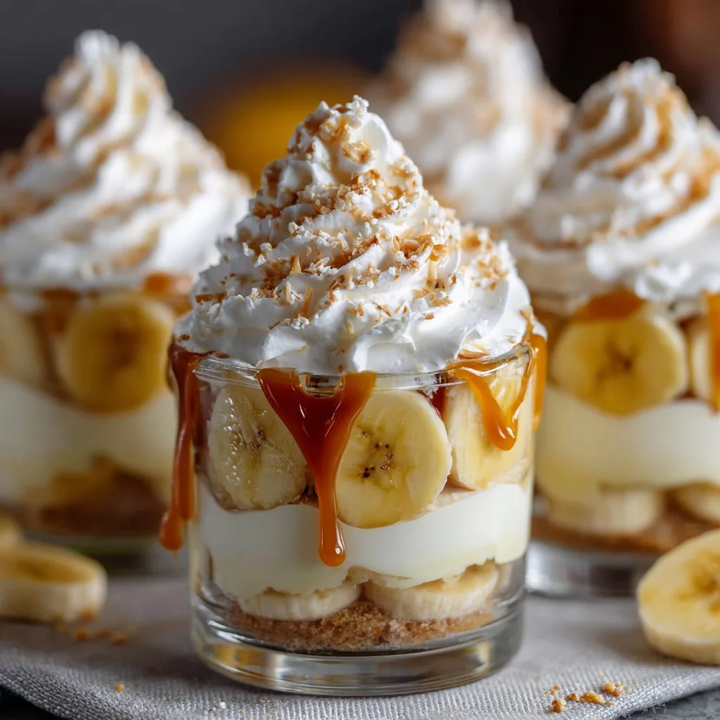 Banana Pudding No Bake Dessert Cups