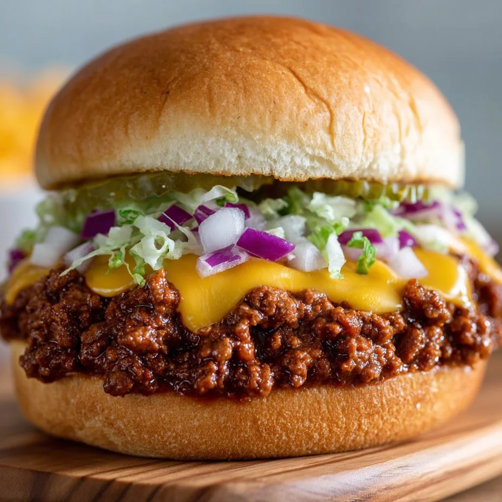 Big Mac Sloppy Joes for Family Meals