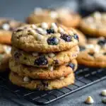 blueberry white chocolate chip cookies