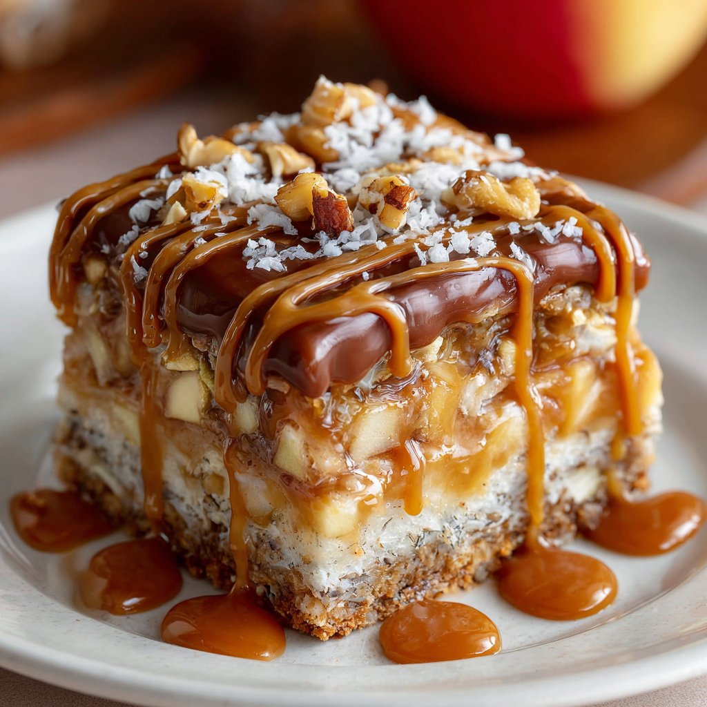 Caramel Apple Bar for Cozy Dessert