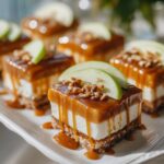 caramel apple bar for party dessert