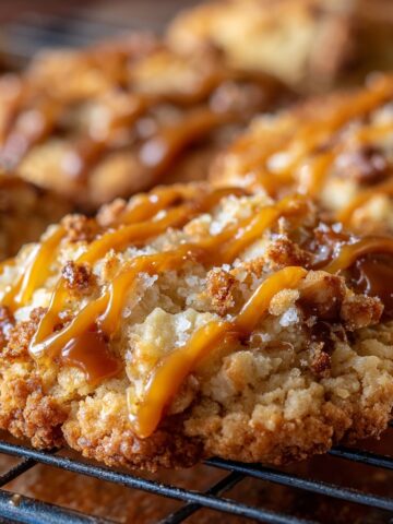 Caramel Apple Cookies Crumbl Copycat Style