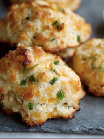 Cheddar and Green Onion Buttermilk Drop Biscuits