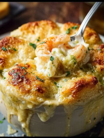 Cheddar Bay Biscuit Seafood Pot Pie
