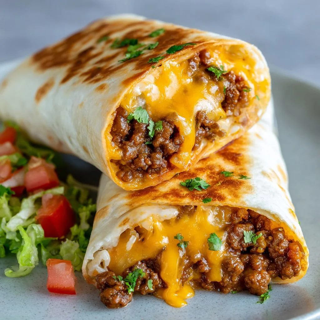 Cheesy Beef Potato Burritos Recipe Cheesy Beef Potato Burritos Recipe