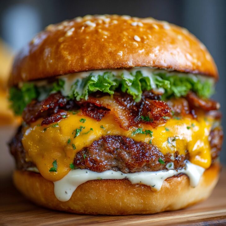 Cheesy Crack Burger
