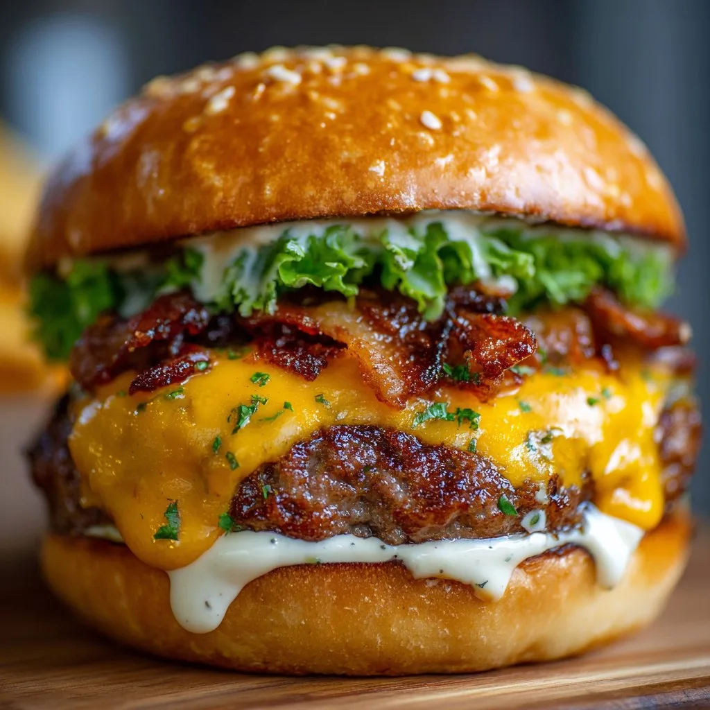 Cheesy Crack Burger