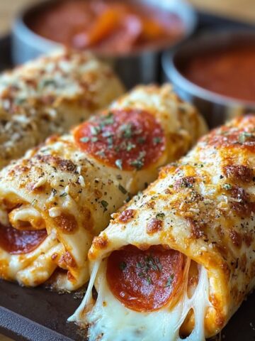 Cheesy Pepperoni Roll-Ups
