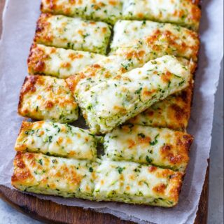 cheesy zucchini breadsticks