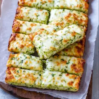 cheesy zucchini breadsticks
