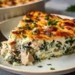 chicken and spinach casserole with cream cheese