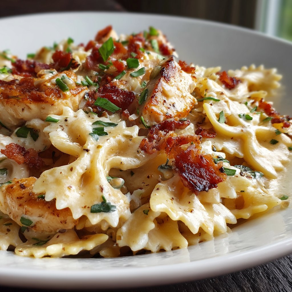 Chicken Bacon Ranch Pasta for Weeknights