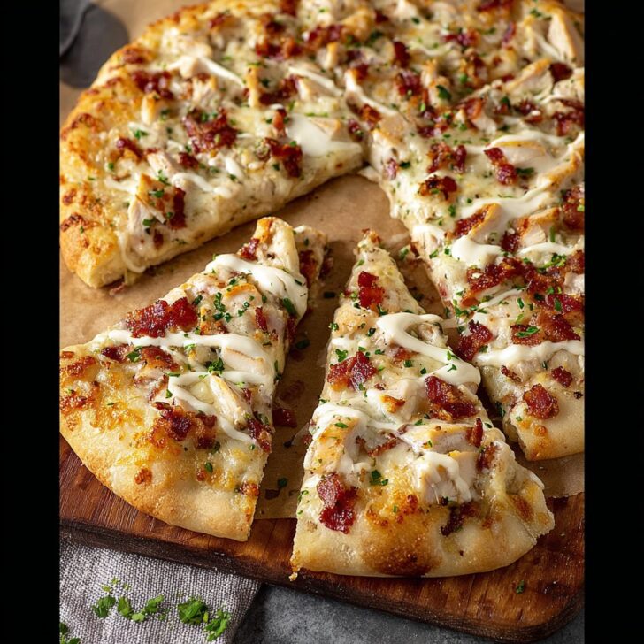 Chicken Bacon Ranch Pizza