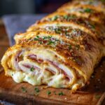 chicken cordon bleu stromboli recipe