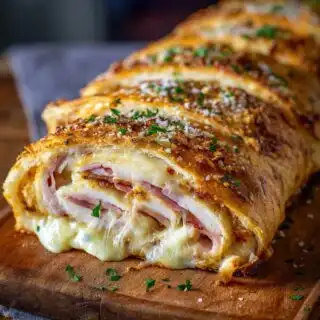 chicken cordon bleu stromboli recipe
