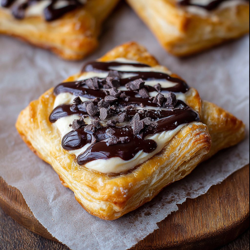 Chocolate Cream Cheese Danish