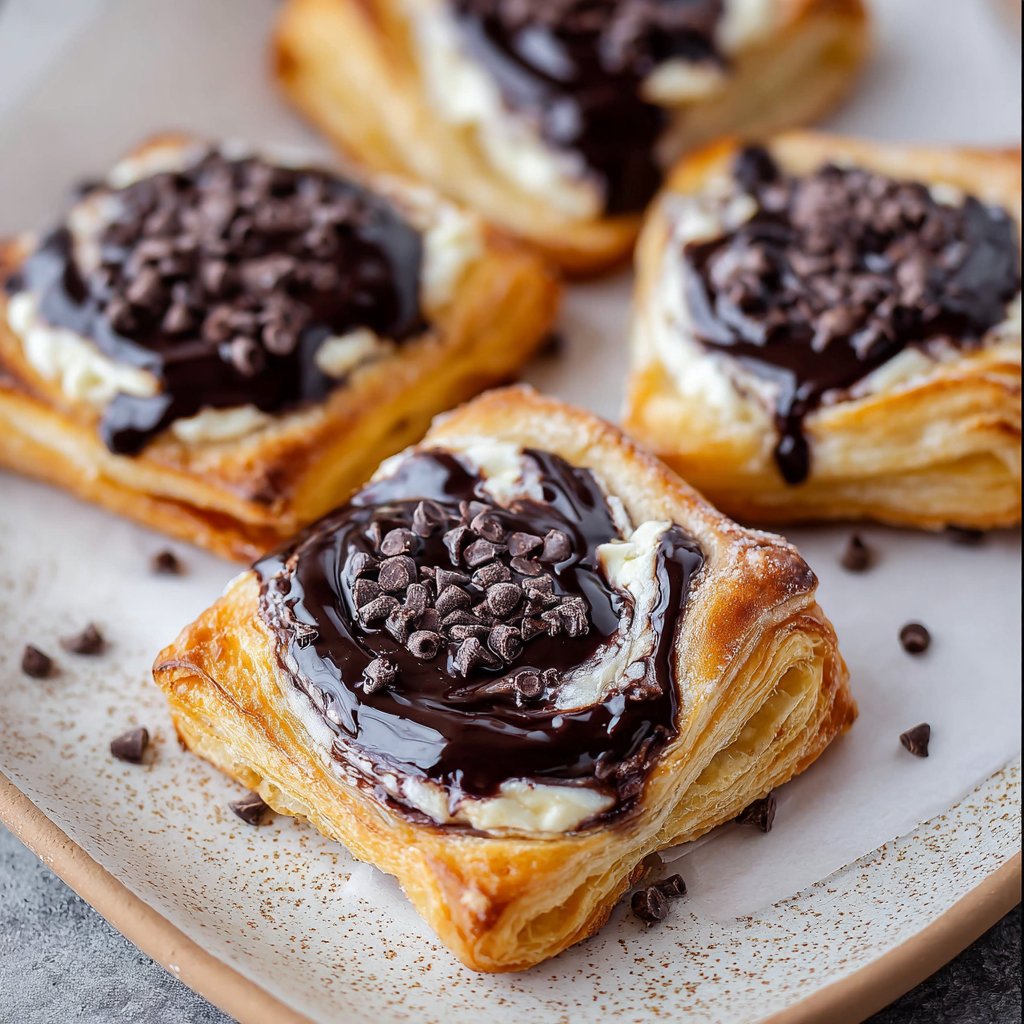 Chocolate Cream Cheese Danish Chocolate Cream Cheese Danish
