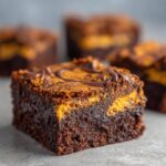 chocolate pumpkin brownies fudgy