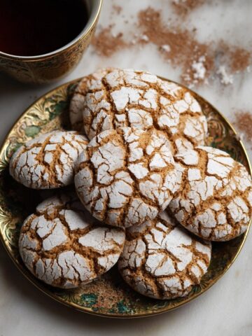 Cinnamon Coffee Crinkles