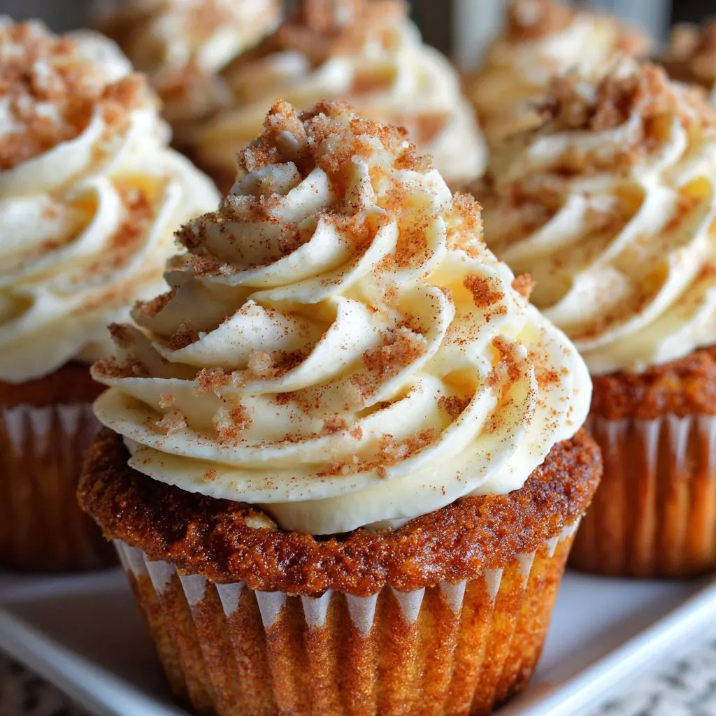 Cinnamon Roll Cupcakes