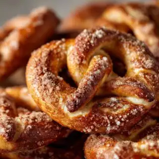 cinnamon sugar soft pretzels
