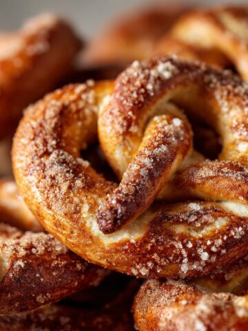 Cinnamon Sugar Soft Pretzels