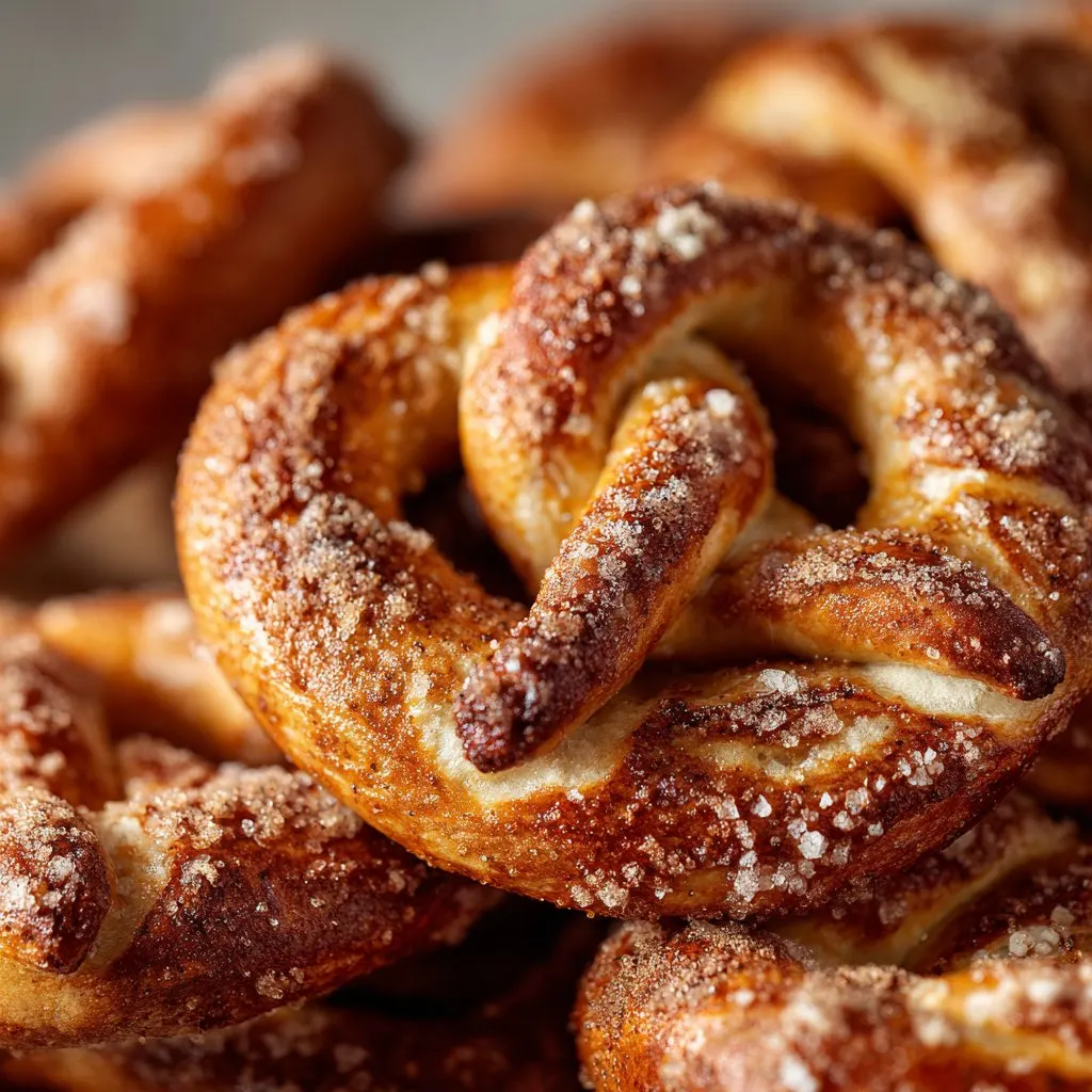Cinnamon Sugar Soft Pretzels