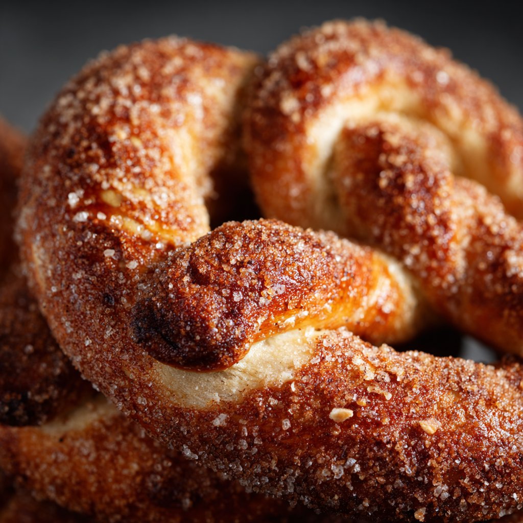 Cinnamon Sugar Soft Pretzels